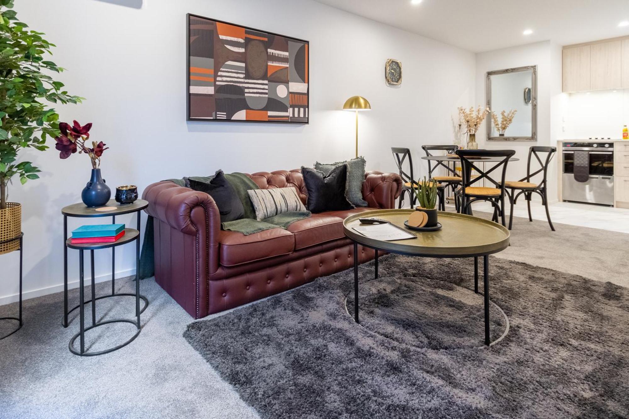 Designer Detailing In The Cbd: 2 Bed 2.5 Bath Christchurch