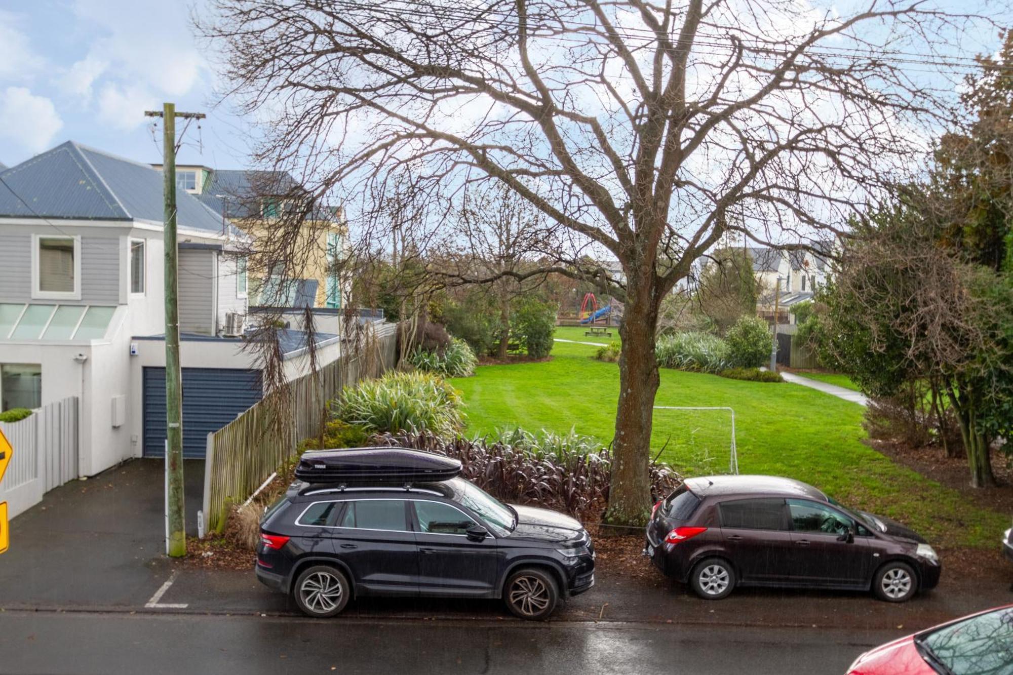 Apartment Warm Chch Park View & Garage Parking *