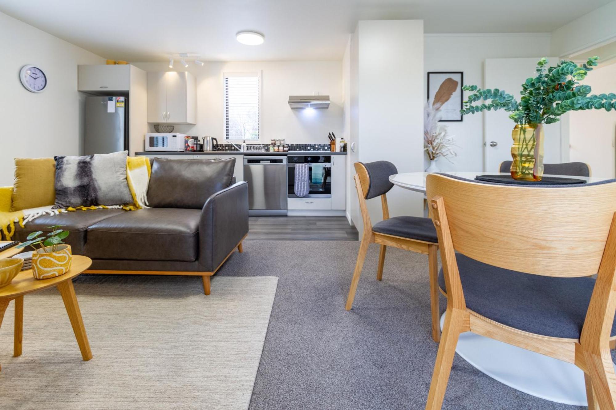 Warm Chch Park View & Garage Parking Apartment Christchurch