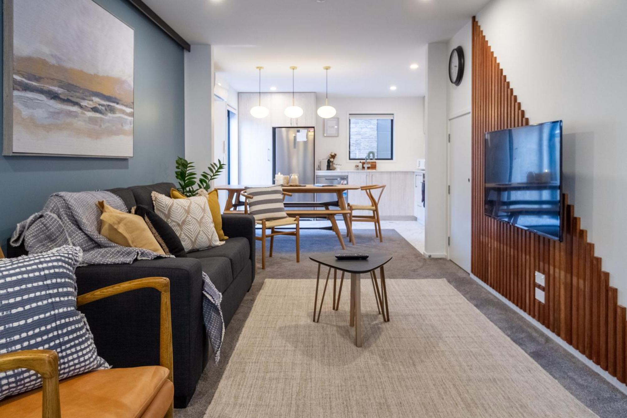 Stylish Townhouse Next To Little High Apartment Christchurch