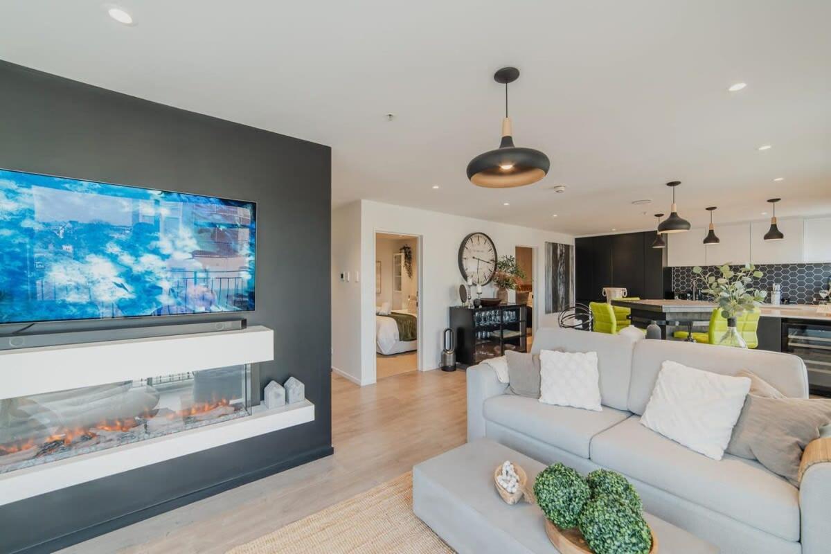 Penthouse Perfection - 2br Elegance On Worcester St Apartment Christchurch