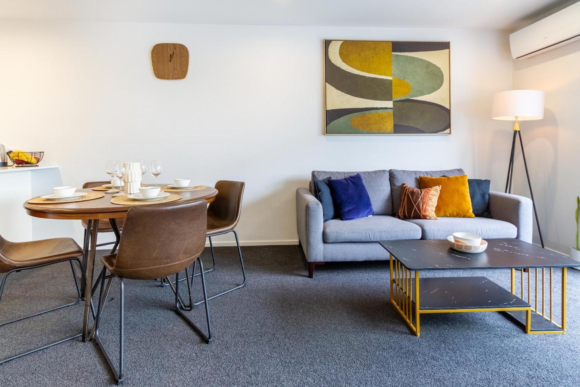 Apartment Central City Comfort: 2 Bedroom Gem W/free Carpark Christchurch